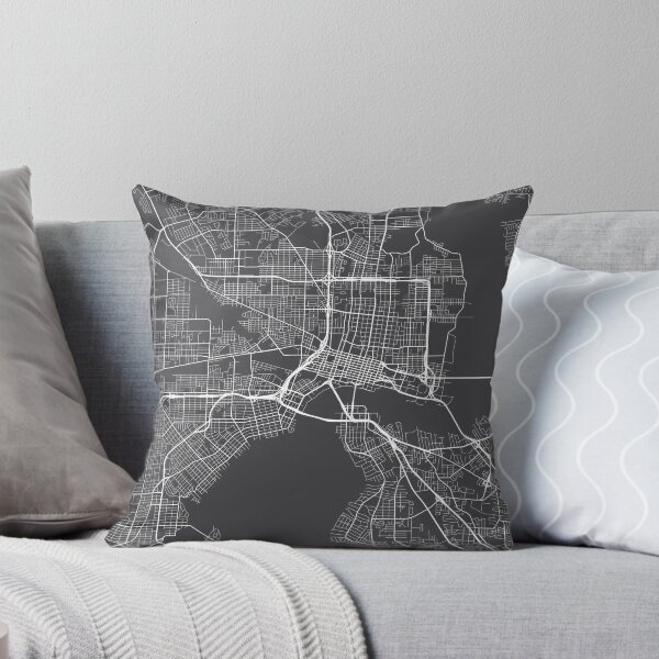 Item preview, Jacksonville Map, USA - Gray designed and sold by MainStreetMaps.