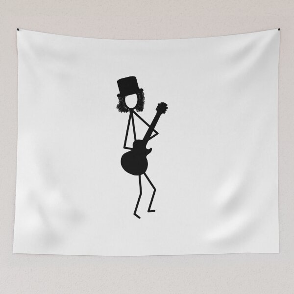 Item preview, Stickman Top Hat guitar hero rock star designed and sold by Bammodesigns.