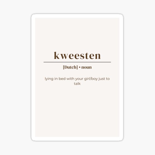 kweesten-define-pure-love-in-one-word-sticker-for-sale-by