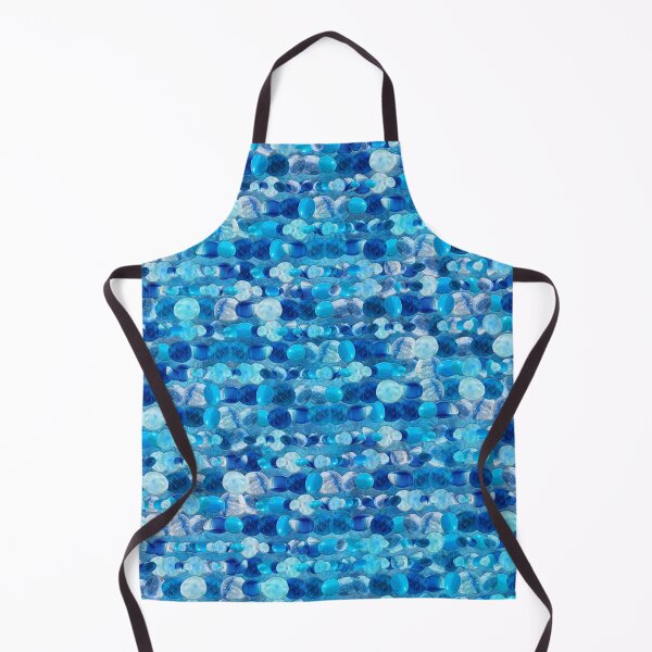 Item preview, Blue Tumbled Gemstones Lines designed and sold by k9printart.