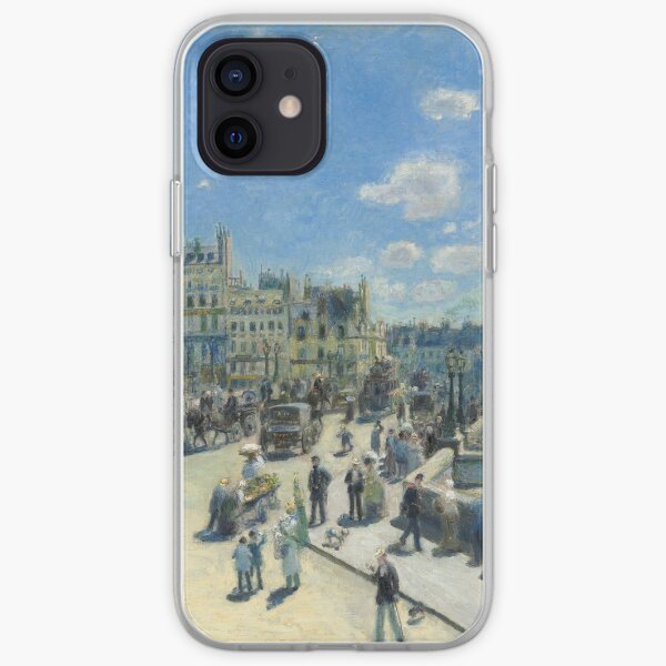 Pont-Neuf - 1872 - Pierre-Auguste Renoir iPhone Soft Case