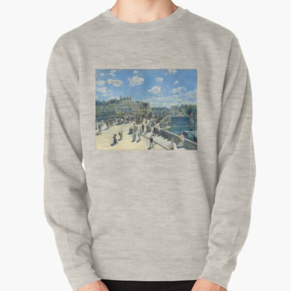 Pont-Neuf - 1872 - Pierre-Auguste Renoir Pullover Sweatshirt