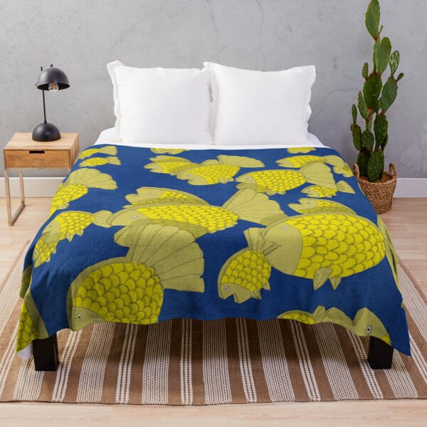 Item preview, Flat, golden fish in a pack II designed and sold by LeahHa.
