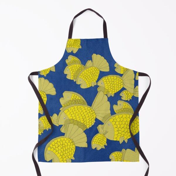 Item preview, Flat, golden fish in a pack II designed and sold by LeahHa.