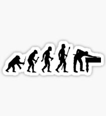 Funny Billiards Evolution Of Snooker Sticker