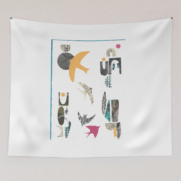 Item preview, lino collage, abstract designed and sold by ChloeBirnie.