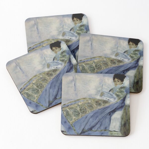 Item preview, Madame Monet on the Divan - 1872 - Pierre-Auguste Renoir designed and sold by TemporaryArt.