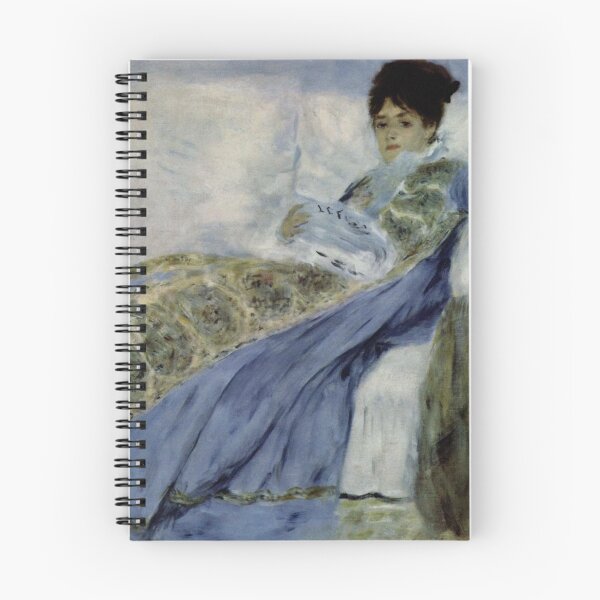 Artikelvorschau, Madame Monet auf dem Diwan - 1872 - Pierre-Auguste Renoir entworfen und verkauft von TemporaryArt.