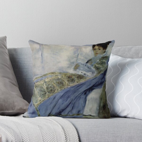 Item preview, Madame Monet on the Divan - 1872 - Pierre-Auguste Renoir designed and sold by TemporaryArt.