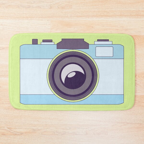 Item preview, Aesthetic Vector Travel Camera - Sky Blue designed and sold by NamColors.