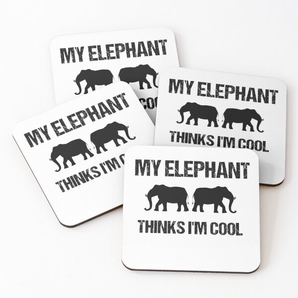 Item preview, My Elephant Thinks I'm Cool designed and sold by imaneless.
