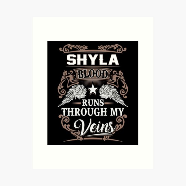 Shyla Name Art Prints for Sale | Redbubble