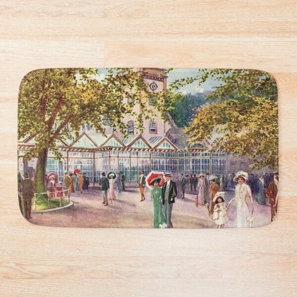 Item preview, Vintage Illustration of The Pump Room, Strathpeffer Spa, Scottish Highlands designed and sold by yourscotland.