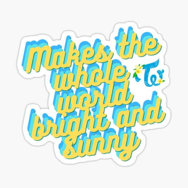 TWICE Stickers LOGO - all era / songs Twice MERCH KPOP