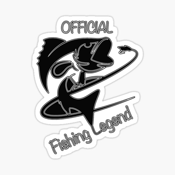 Fishing Legend Official Sticker