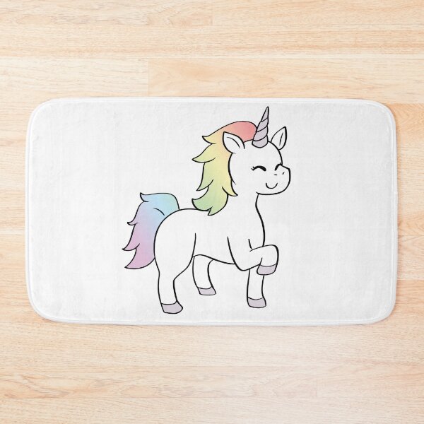 Item preview, Unicorn Chibi Cartoon Illustration - Rainbow: Classic Style designed and sold by HJacka.