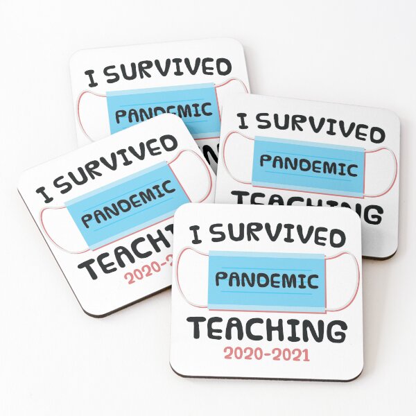 Item preview, I Survived Pandemic Teaching 2020-2021 ( black text) designed and sold by dass-art.