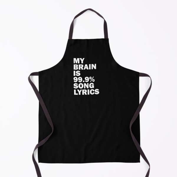 Item preview, My Brain is 99.9% Song Lyrics funny music lover designed and sold by Lalalaluna19.