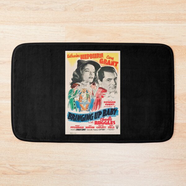 Item preview, Bringing Up Baby directed by Howard Hawks, and starring Katharine Hepburn and Cary Grant designed and sold by HelloCaryGrant.