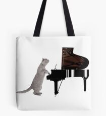 Piano Cat - Meowsicians Tote Bag