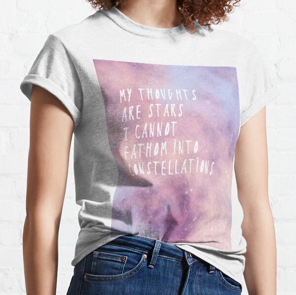 My thoughts are stars Classic T-Shirt