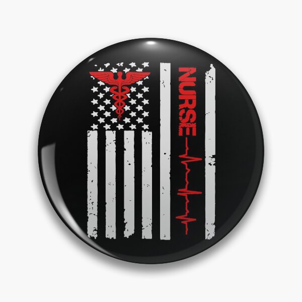Item preview, nurse heartbeat USA flag designed and sold by Urlan.