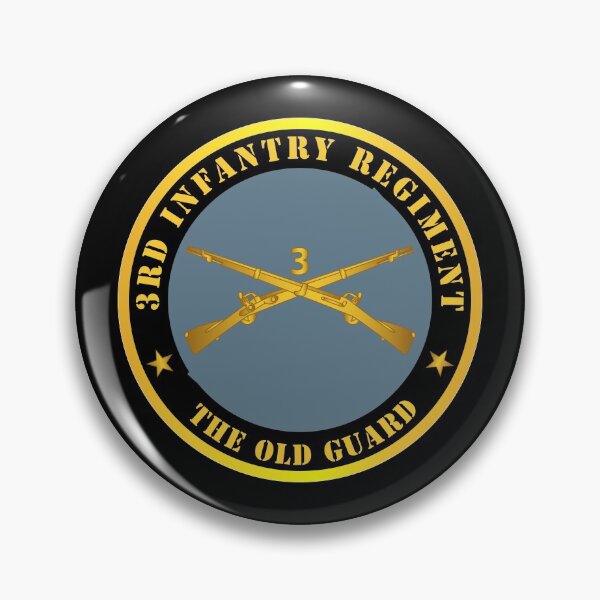 Item preview, Army - 3rd Infantry Regiment -The Old Guard w Inf Branch designed and sold by Military Insignia Products.