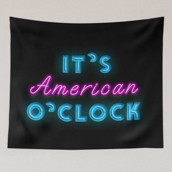 Item preview, It is American O`clock Cool Neon Sign  designed and sold by Urosek.