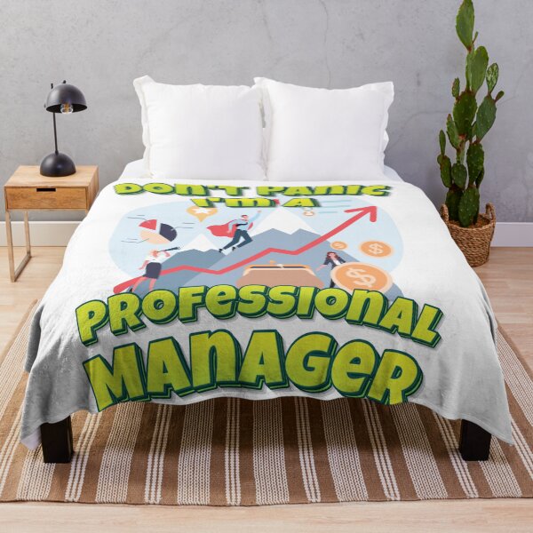 Item preview, Don't Panic I'm A Professional Manager designed and sold by GoodVibesWX9.