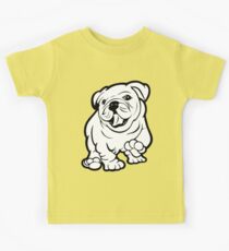 Happy Bulldog Puppy Kids Tee