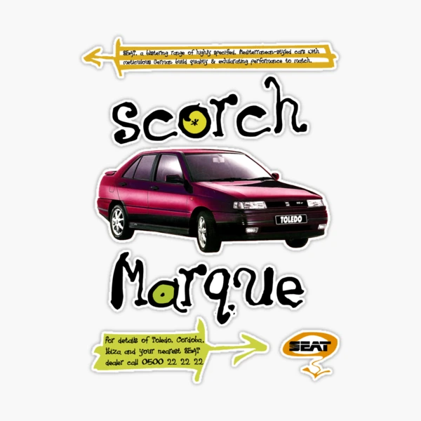 SEAT MARBELLA Sticker for Sale by ThrowbackM2