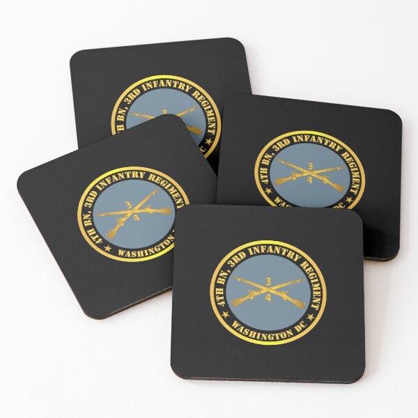 Item preview, Army - 4th Bn 3rd Infantry Regiment - Washington DC w Inf Branch designed and sold by Military Insignia Products.