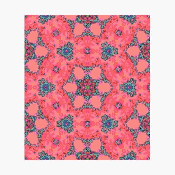 Pink Confetti Photographic Print
