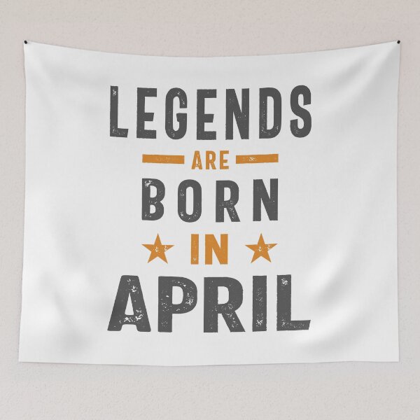 Item preview, Legends Are Born In April Birthday designed and sold by cidolopez.