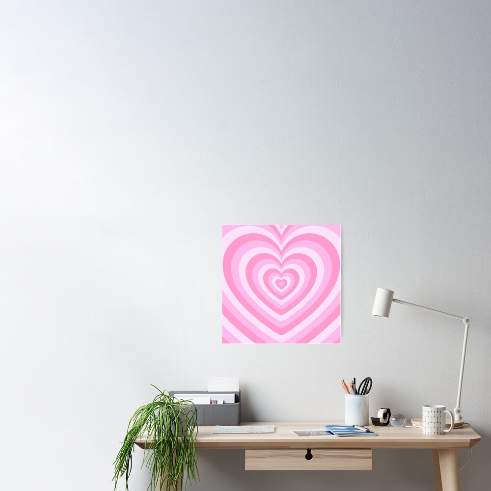 Latte Heart, Light Pink Hearts Sticker for Sale by Ayoub14