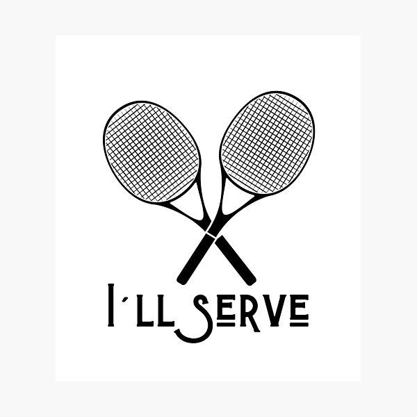 Item preview, I´ll serve - Tennis rackets designed and sold by yennyz.