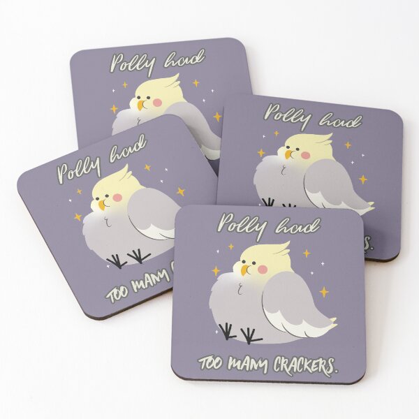 Item preview, Polly Had Too Many Crackers. Funny Fat Bird  designed and sold by Rebel-Design.