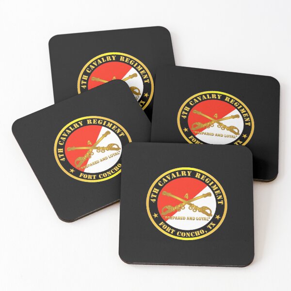 Item preview, Army - 4th Cavalry Regiment - Fort Concho, TX - Prepared and Loyal w Cav Branch designed and sold by Military Insignia Products.