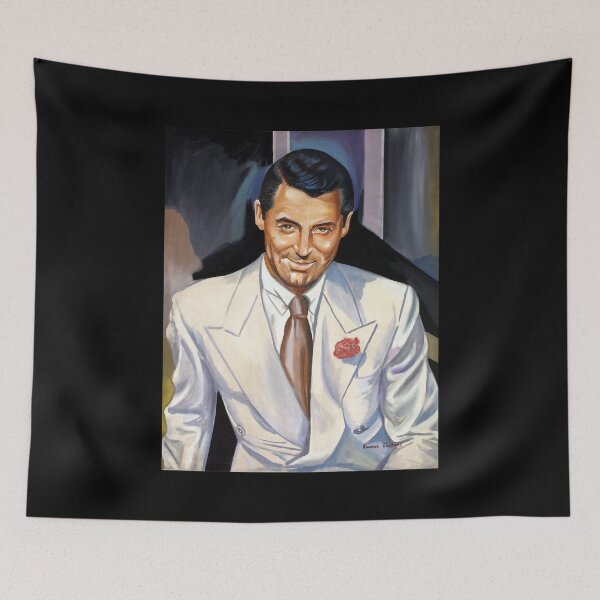 Item preview, Cary Grant painting portrait designed and sold by HelloCaryGrant.