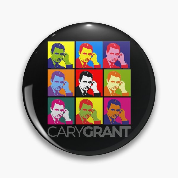 Item preview, Cary Grant pop-art portrait poster designed and sold by HelloCaryGrant.