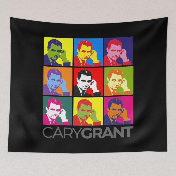 Item preview, Cary Grant pop-art portrait poster designed and sold by HelloCaryGrant.