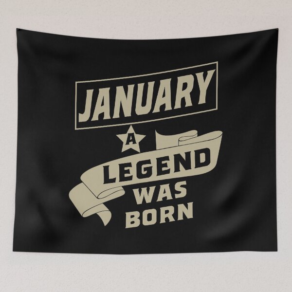 Item preview, January a Legend was born birthday gift designed and sold by rodmendonca.