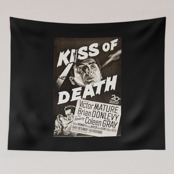Item preview, Kiss of Death vintage film poster Cary Grant designed and sold by HelloCaryGrant.