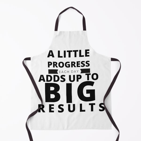 Item preview, A LITTLE PROGRESS EACH DAY ADDS UP TO BIG RESULTS designed and sold by GJDoesArt.