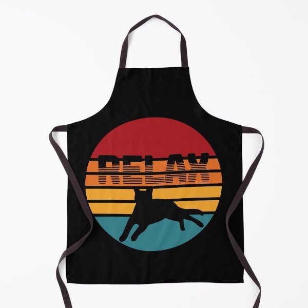 Item preview, Black Cat Resting in a Retro Sunset Graphic designed and sold by Jewelspride.