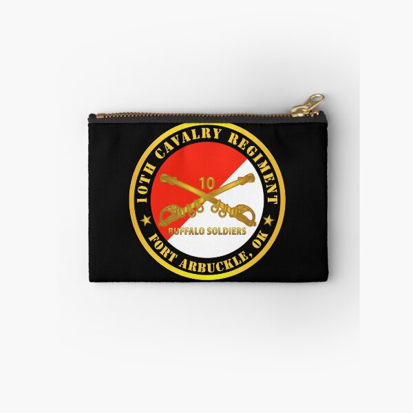 Item preview, Army - 10th Cavalry Regiment - Fort Arbuckle, OK - Buffalo Soldiers w Cav Branch designed and sold by Military Insignia Products.