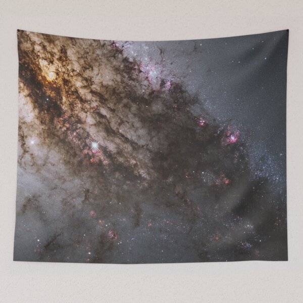 Item preview, The Gray Orion, milky way, golden galaxy starry tapestry, trendy home decor art, wall designed and sold by August-E.