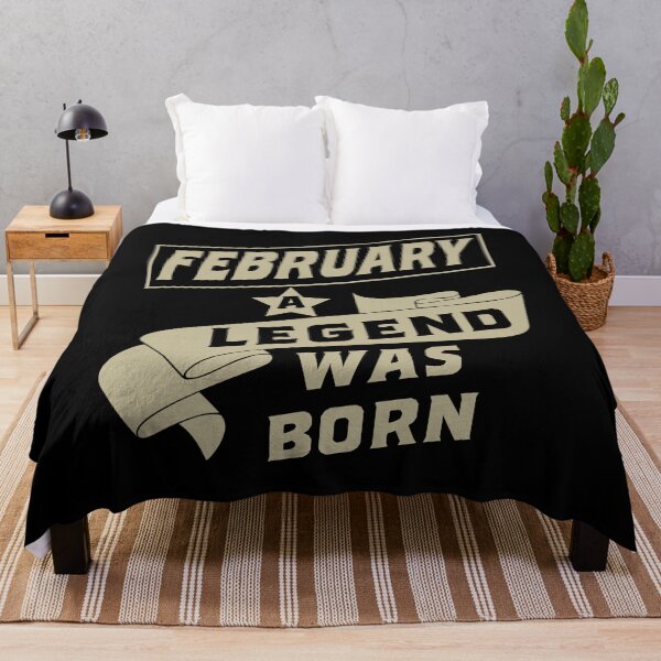 Item preview, February a Legend Was born birthday gift designed and sold by rodmendonca.