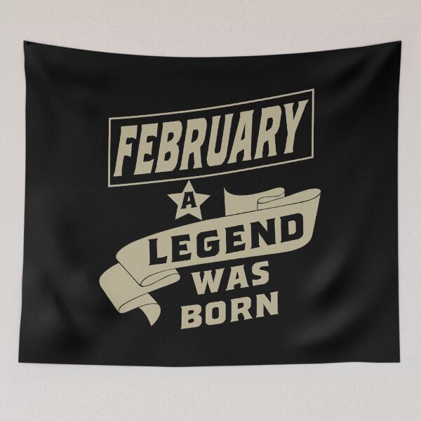 Item preview, February a Legend Was born birthday gift designed and sold by rodmendonca.