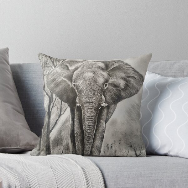 Artikelvorschau, Wilder Elefant entworfen und verkauft von CeylonBatik.